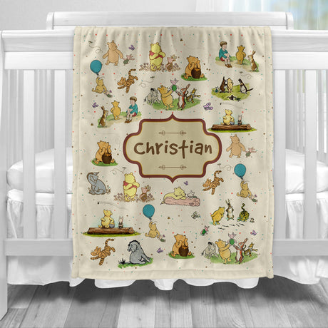 Custom Name Blanket For Babies | Personalized Baby Nursery Blankets - Amor Custom Gifts