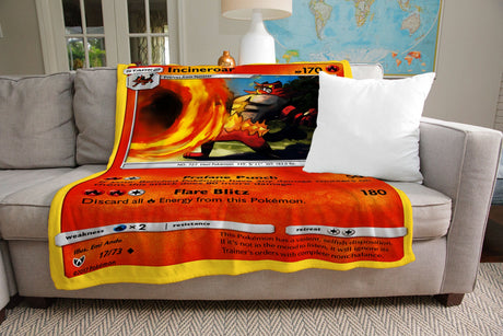 Incineroar Sun & Moon Series Blanket