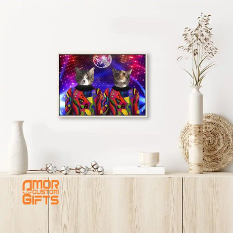 Posters, Prints, & Visual Artwork Cat Lovers - Pop Star - Personalized Pet Poster Canvas Print