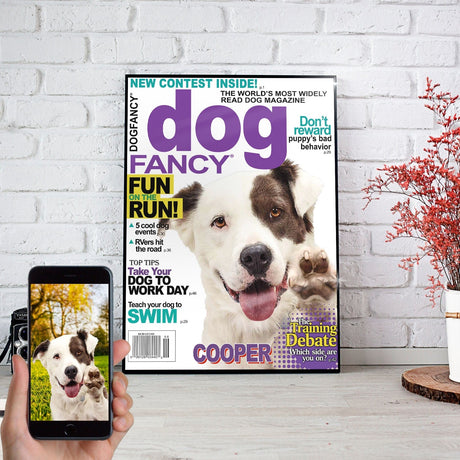 Posters, Prints, & Visual Artwork Dog Lovers - Dog Fancy - Personalized Pet Poster Canvas Print