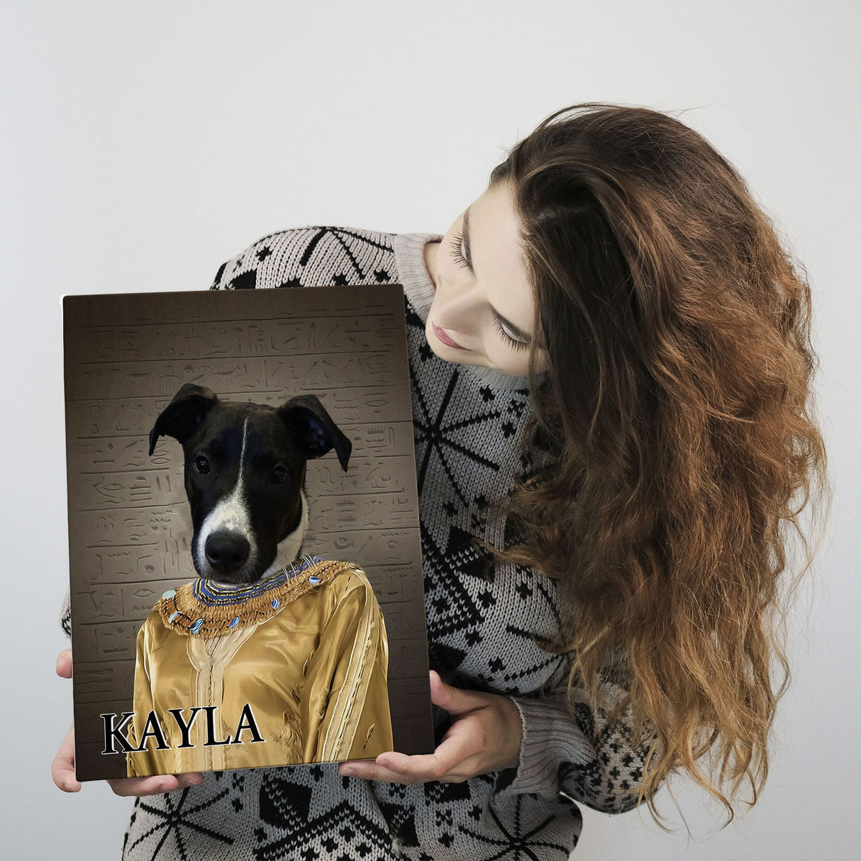 Posters, Prints, & Visual Artwork Dog Lovers - Kayla Dog - Personalized Pet Poster Canvas Print