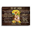 Posters, Prints, & Visual Artwork Personalized Mother's Day To My Mom - Custom Photo & Name Poster Canvas Print