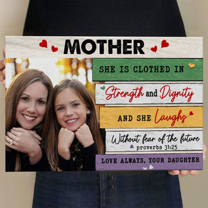 Posters, Prints, & Visual Artwork Personalized Mother's Day Mother Custom Photo - Custom Photo Poster Canvas Print