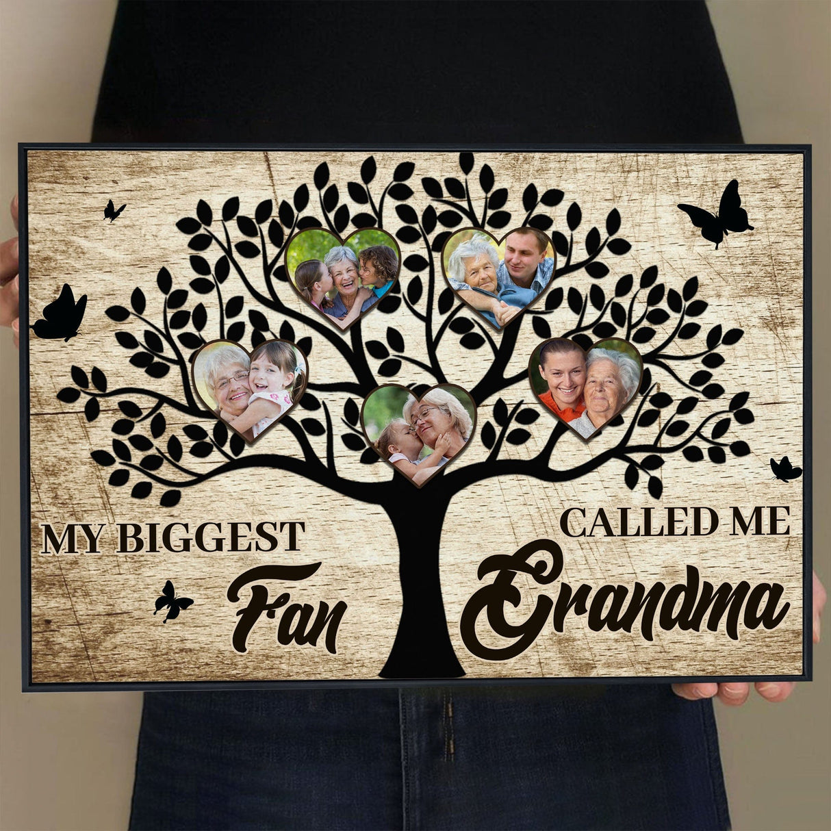 Posters, Prints, & Visual Artwork Personalized Mother's Day Grandkids - Custom Photo Poster Canvas Print
