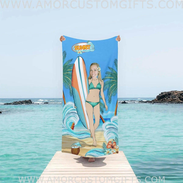 BEACH TOWEL A GIRL LIKE YOU