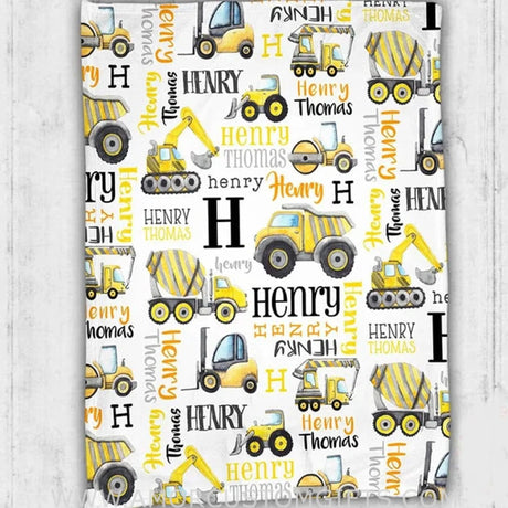 Blankets USA MADE Customized Vintage Route 66 Car Name Little Boy Blanket, Baby Blanket, Name Boy Blanket