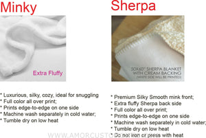 Blanket Personalized Name Class Of 2024 Retro Style Blanket, Girl Fleece Blankets, Gift For Baby Girl