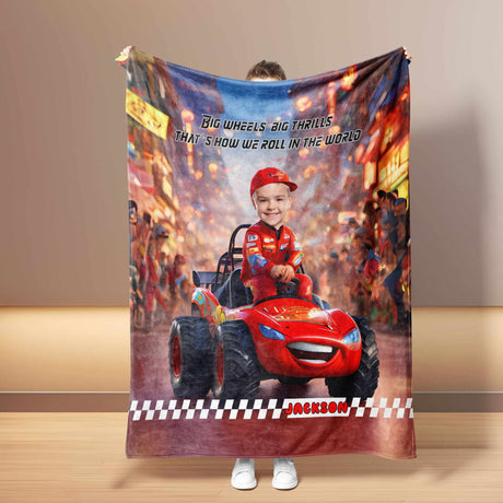 Personalized Vehicle Photo Blankets - Amor Custom Gifts