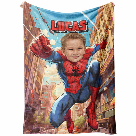 Personalized Photo Blankets For Boys - Kids Personalized Blankets