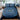 Personalized 3-piece Duvet Cover Bedding Set Black Blue Mandala CLH1410034B Bedding Sets - Amor Custom Gifts
