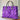 Personalized Vegan Leather Handbag Butterfly Purple Butterfly - Amor Custom Gifts