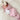 Personalized Solid Light Rose Baby Name Swaddle Blanket - Script - Amor Custom Gifts