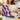 Amethyst Waterfall Lavender personalized glass cutting board