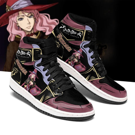 Black Bull Vanessa Black Clover Anime Air Jordan 2021 Shoes Sport Sneakers