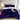 Personalized 3-piece Duvet Cover Bedding Set  Blue Purple Cosmic Galaxy Space Bedding