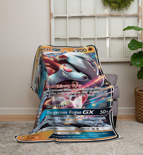 Lycanroc GX Sun & Moon Series Blanket
