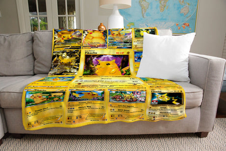 Multi Pikachu Version 1 Blanket