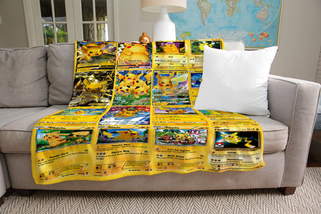 Multi Pikachu Version 2 Blanket