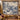 Lighthouse Keeper's Christmas woven blanket displayed as a wall tapestry