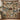 Personalized Pappy We Love You woodland patchwork woven blanket with names, full view on the wall