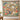 Cobalt Tulip Market Trellis woven blanket displayed as a wall tapestry