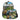 Personalized Block Game Green Backpack | Custom Name Back To School Bookbag Backpack