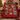 Red advent calendar family photo fleece throw on a red armchair