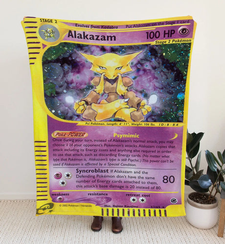 Alakazam E-Card Series Blanket