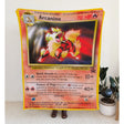 Arcanine Base Series Blanket | Custom Pk Trading Card Personalize Anime Fan Gift