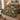 Bayou Christmas Marsh Egret quilt bedding set with 2 matching pillowcases on a bed with Christmas decor