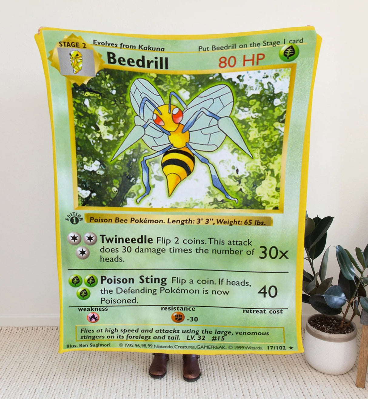 Beedrill Base Series Blanket 30’X40’