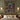Personalized Midnight Conservatory Library woven blanket hung as a wall tapestry above a bed
