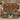 Personalized Twelve Days of Christmas pear tree woven blanket draped over a taupe sofa