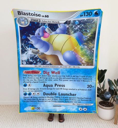 Blastoise Platinum Series Blanket 30X40