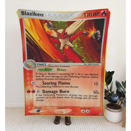 Blaziken Ex Series Blanket 30X40