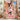 Custom face Paris patisserie Minnie inspired girl fleece throw with name CHLOE hanging on a wooden ladder