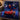 Custom face neon race car superhero fleece throw draped over a sofa