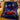 Personalized boys neon race car spider hero blanket on a yellow kids armchair