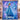 Personalized girls ice castle princess blanket hanging in a girls bedroom