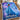Personalized ice princess photo blanket with name AMARA on a kids bed
