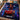 Personalized Iron Man boy neon night McQueen race car photo blanket laid on a kids bed with name MALIK
