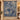Blue Cream Hanukkah Story woven blanket displayed as a wall tapestry in a stone archway with a menorah