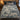 Blue Northwoods Moose Christmas woven blanket personalized with custom family name, room view 2