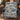 Blue Northwoods Moose Christmas woven blanket personalized with custom family name, room view 4