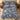 Blue Road to Bethlehem Nativity quilt bedding set with 2 matching pillowcases on a bed in a festive bedroom