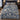 Blue Road to Bethlehem Pattern woven blanket with custom family name spread on a bed