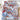 Personalized Blue Willow Pheasant Christmas comforter set with custom family name and 2 matching pillowcases, flat lay
