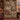 Bookish library woven blanket styled in a cozy autumn room