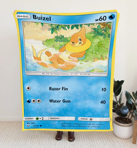 Buizel Sun & Moon Series Blanket 30X40