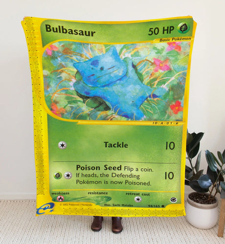 Bulbasaur E-Card Series Blanket 30X40
